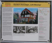 Das Cafe Blessing war während der Kurortära die erste Adresse im gastronomischen Angebot.